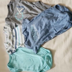 Calvin Klein Bundle of 4 Onesies